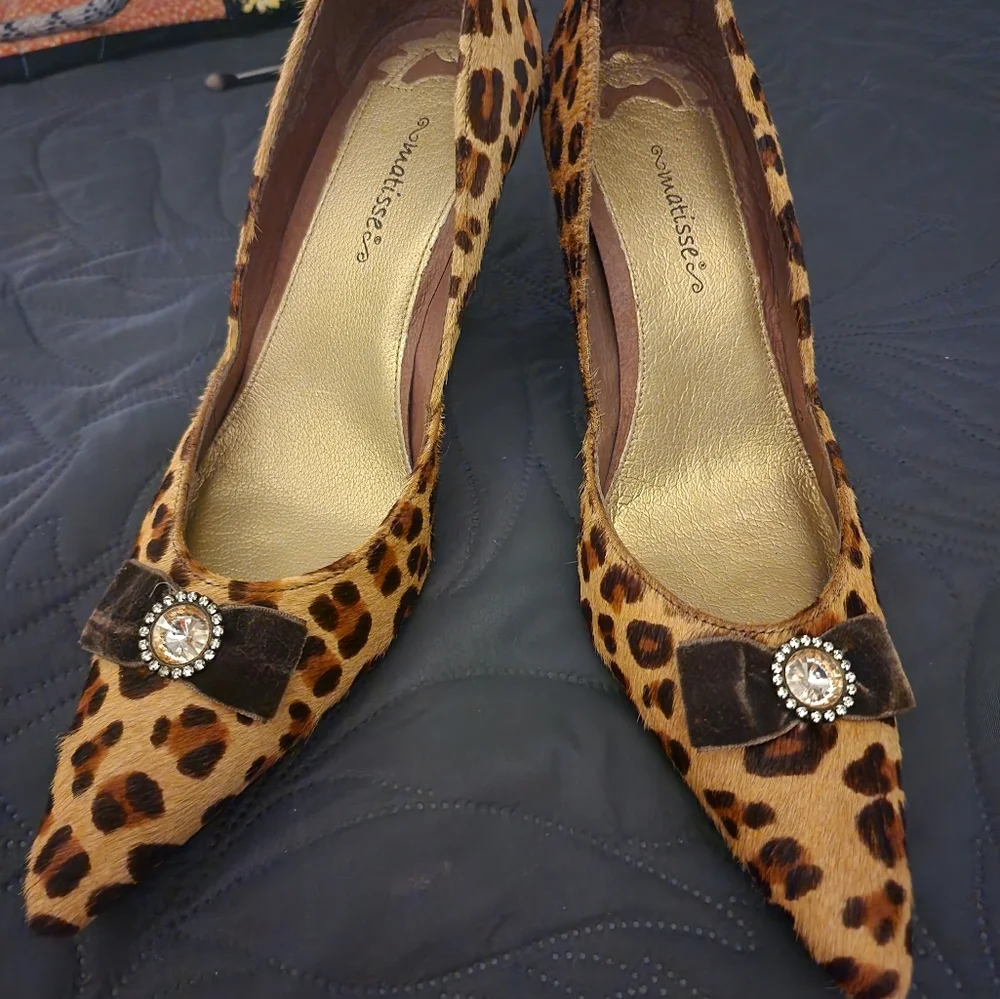 Leopard Print Heels - Picture 5 of 5